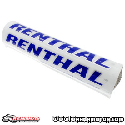 Handlebar pad Renthal Supercross white-blue